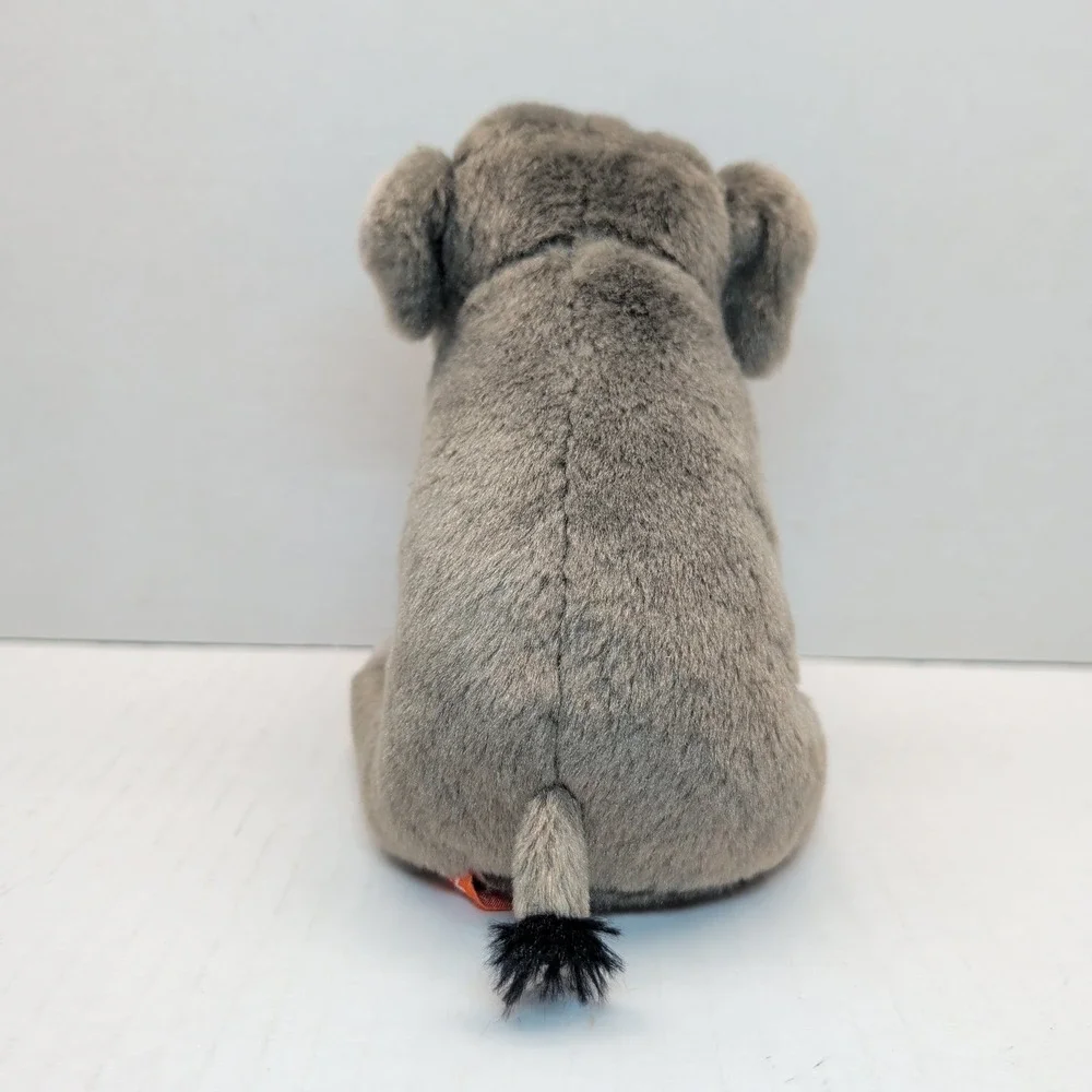 Wild Republic Elephant Plush Grey Stuffed Animal K&M International 8 Inch